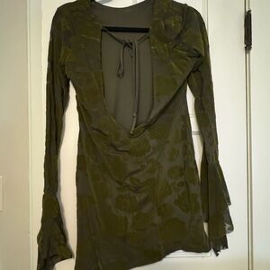 NWT Brand New Boohoo Olive Dress
